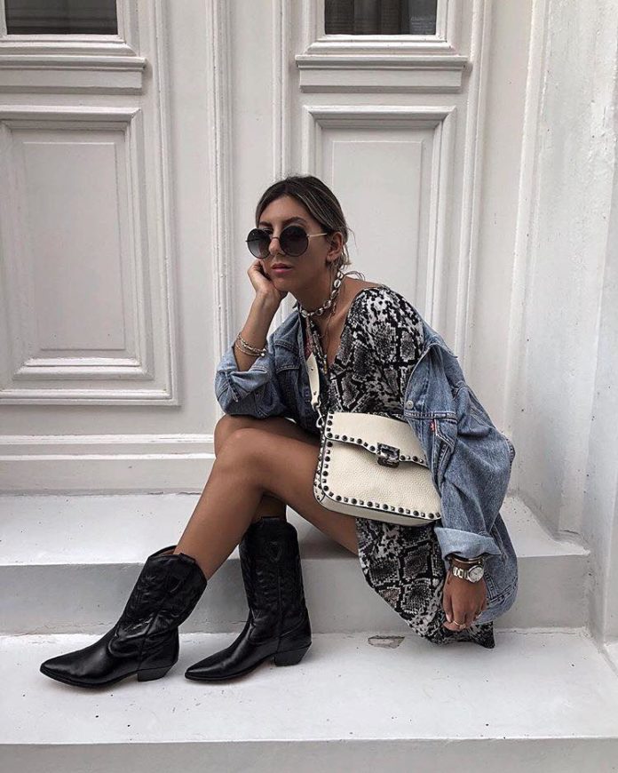 Chic Ways To Style The Trendy Cowboy Boots This Fall