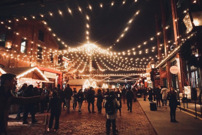 Christmas market in Toronto, Canada