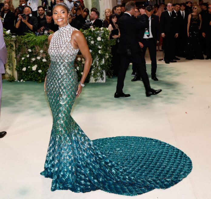 Gabrielle Union at the 2024 Met Gala celebrating "Sleeping Beauties: Reawakening Fashion" in May 2024